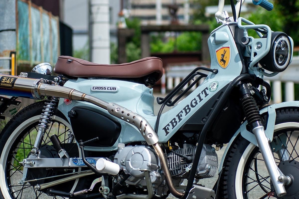 スーパーカブカスタム専門店「garage works」が製作した「クロスカブ」カスタム