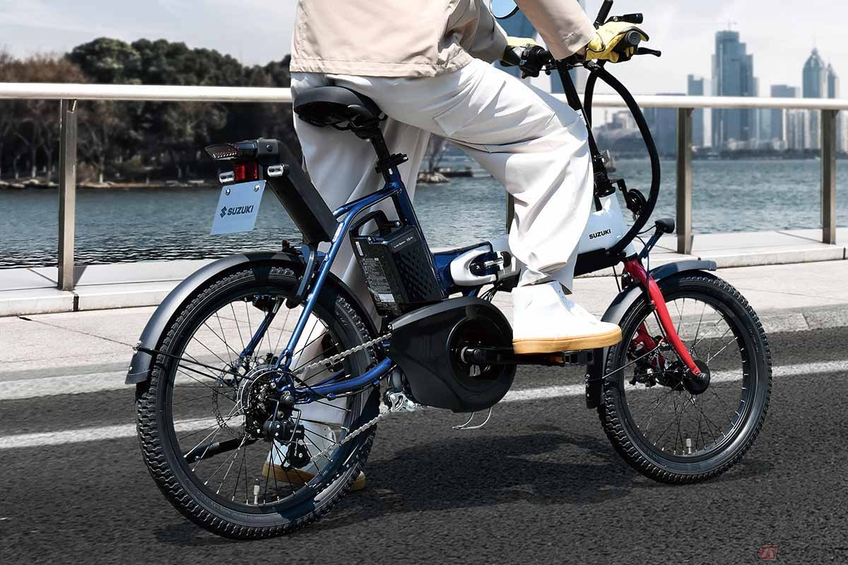 原付一種相当のペダル付き電動モデル、スズキ「e-PO」