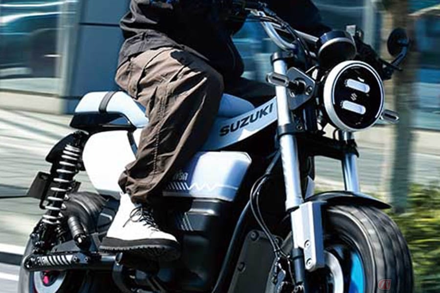 スズキの電動コンセプトモデル「e-VanVan(イーバンバン)」