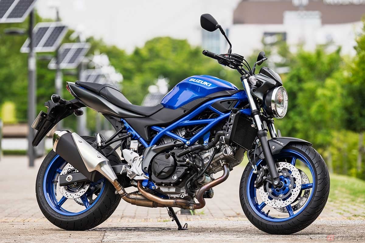 スズキ「SV650 ABS」(2025年で生産終了)カラー:パールビガーブルー/マットブラックメタリック