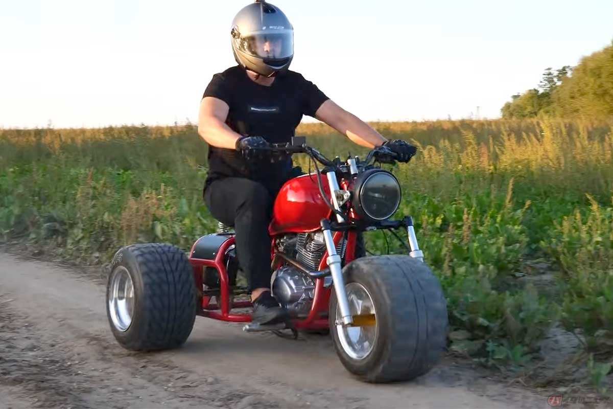 250ccのエンジン以外ほぼ自作というコンパクトなカスタムトライクのDIY動画に反響