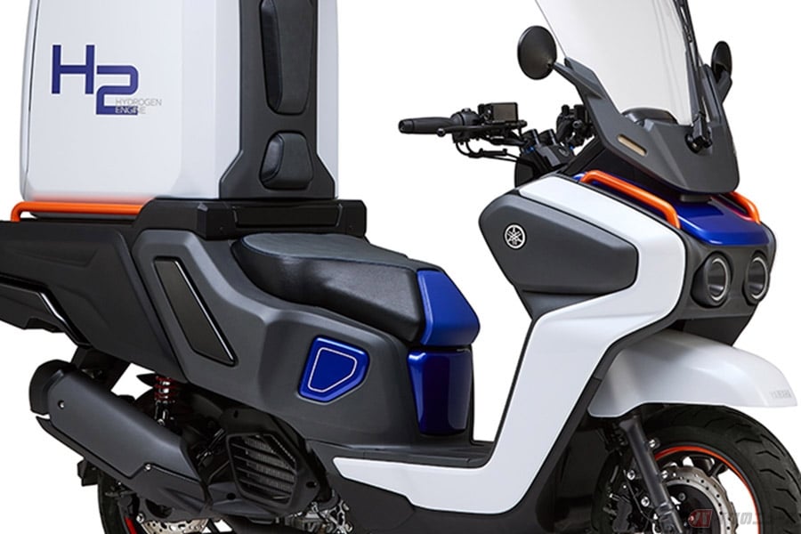 ヤマハの水素エンジン搭載車「H2 Buddy Porter Concept」