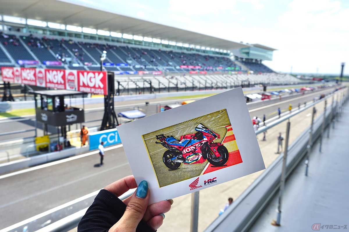 愛車のホンダ「スーパーカブ110」で、2025年の鈴鹿8耐に向かって初の原付ロングツーリングに挑戦した小野木里奈さん