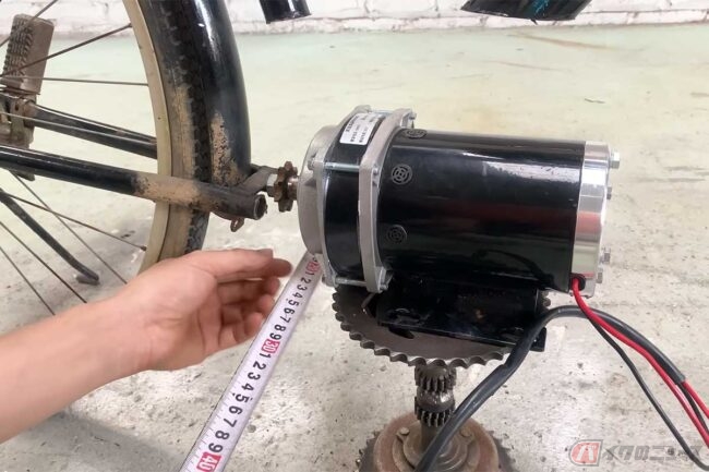 魔改造DIY動画に反響 オンボロ自転車が500Wモーター搭載で「フル電動