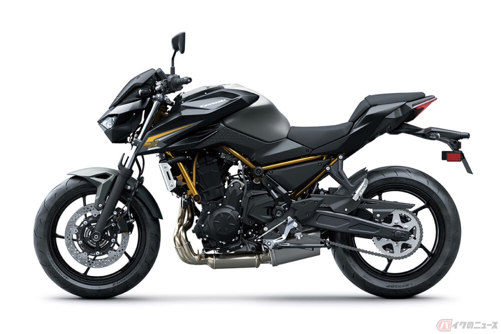 ＭＯＢ無地黒変更 カワサキ】のレトロスポーツ「Z650RS」が色変更！1,078,000円で、黒