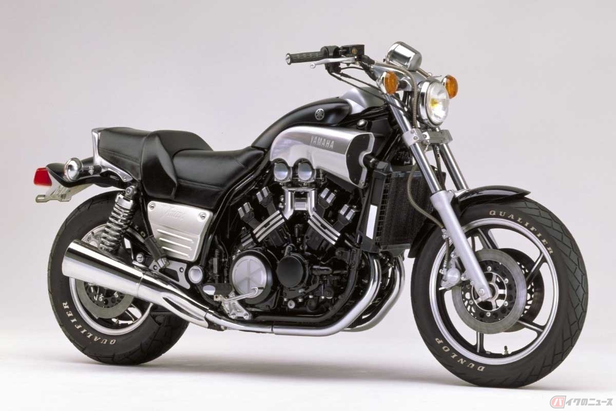 ヤマハが1985年に発売した「VMAX1200」は逆輸入車をメジャー化した1台。国内用に排気量を縮小したモデルは存在しない
