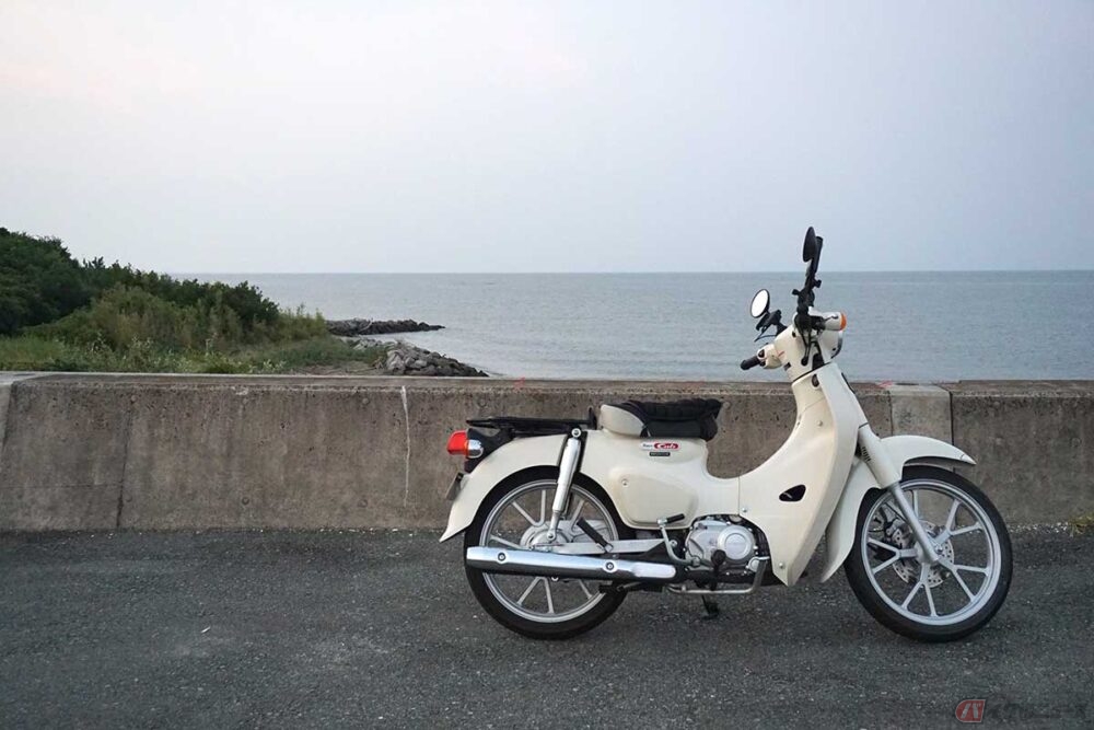 やりきった」心地よさ ホンダ「スーパーカブ110」東京-鈴鹿の原付