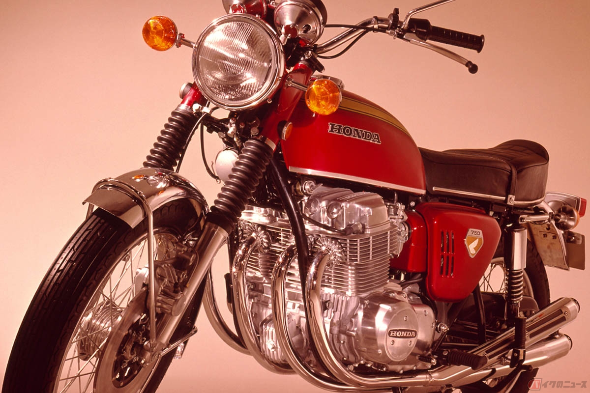 長野博さんの愛車は、1968年に登場したホンダ往年の名車「DREAM CB750FOUR」