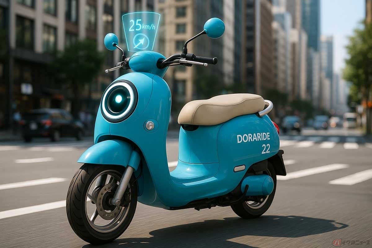 生成AIが描いた未来のバイク「DoraRide 22(ドラライド22)」