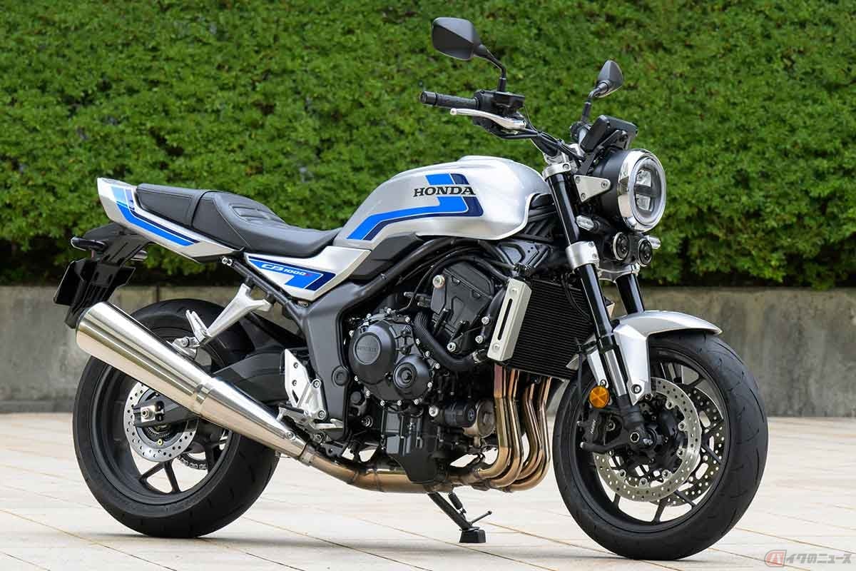 小野木里奈さんが試乗したホンダ新型「CB1000F」カラー:ウルフシルバーメタリック