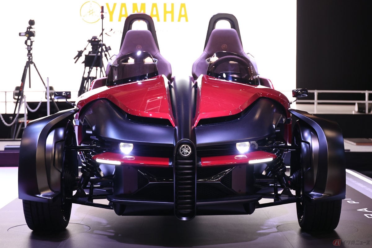 ヤマハ製3輪オープンEVのコンセプトモデル「TRICERA proto(トライセラプロト)」