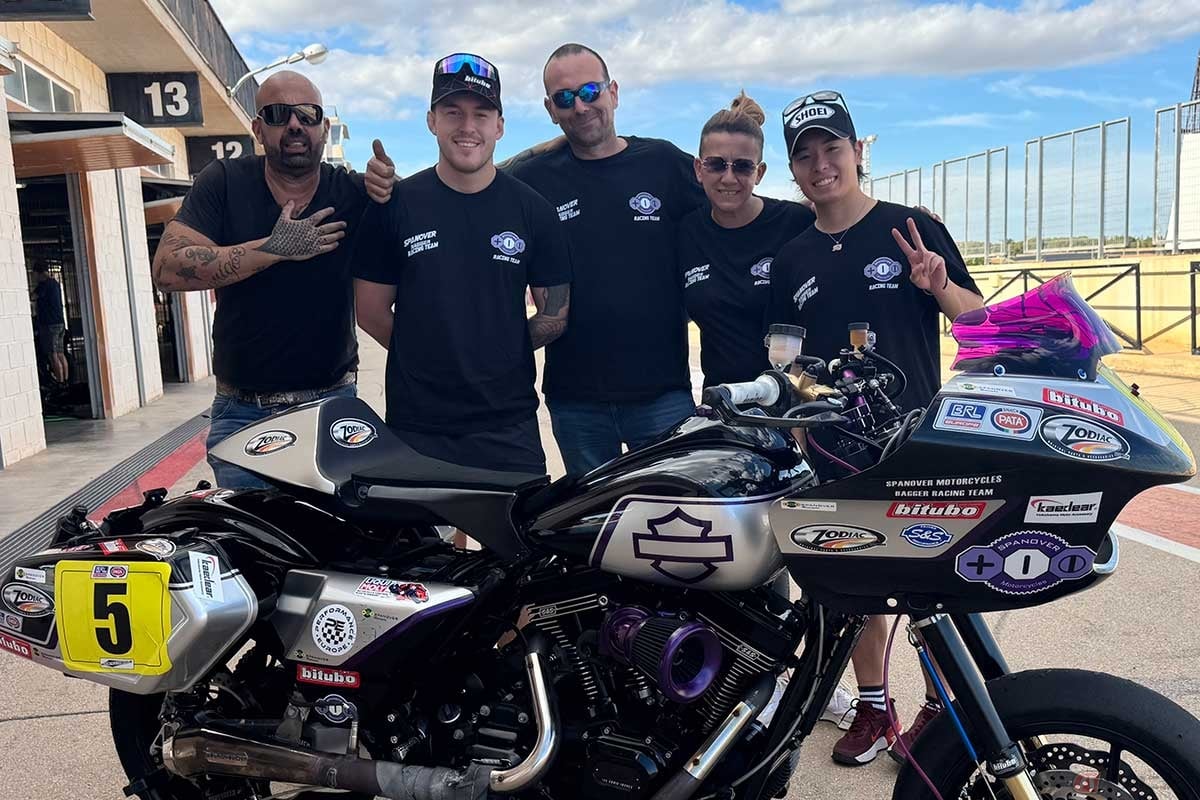 チーム「SPANOVER motorcycles」から、バガーレースに参戦する石塚健選手