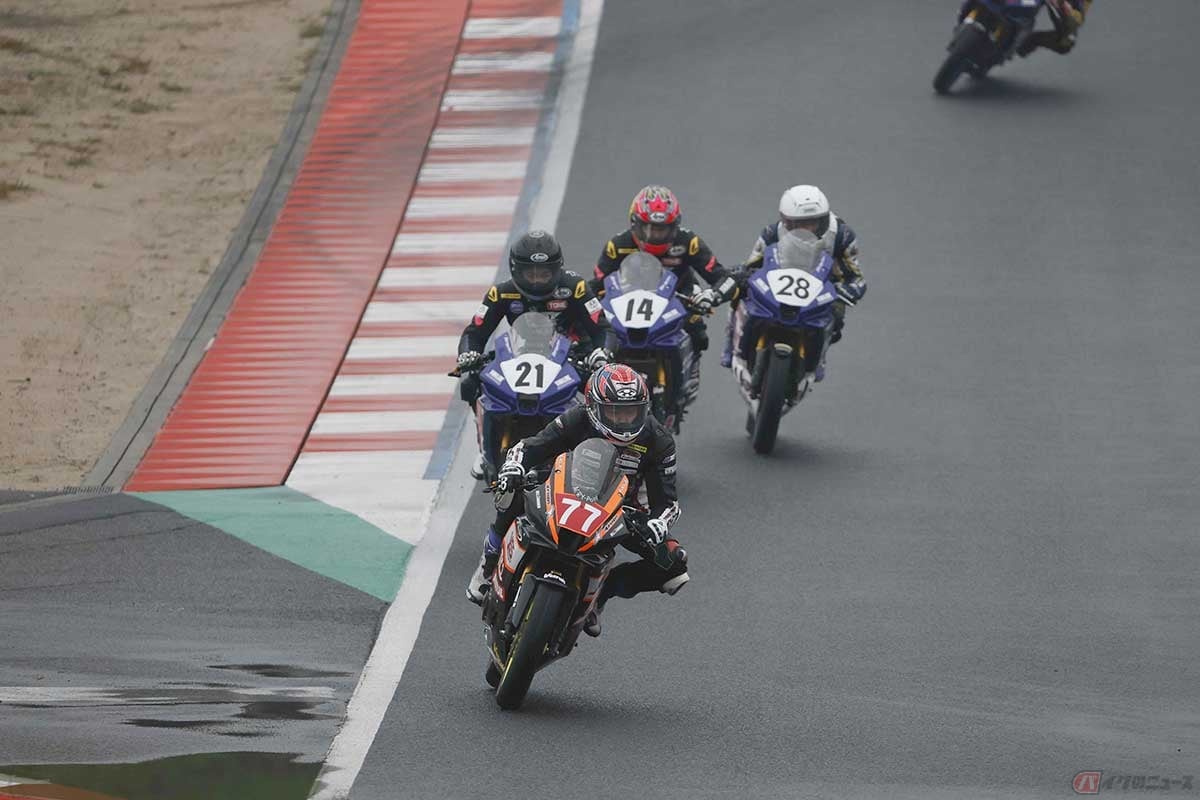 2025年最後のレースとなる全日本ロードレース選手権併催の「MFJ CUP JP250岡山大会」でポールトゥウインの大久保選手。若手ライダーの勢いある走りに刺激を受けました