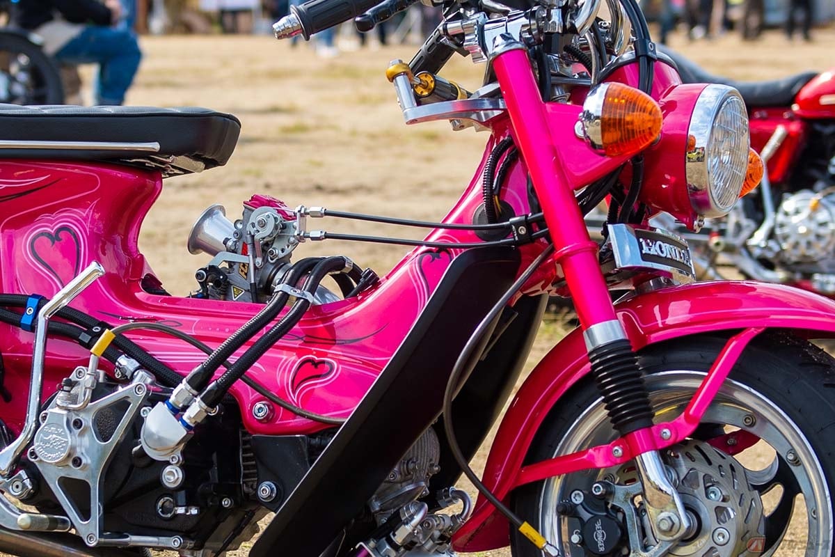 ホンダ「シャリィ」をベースにしたカスタムバイク