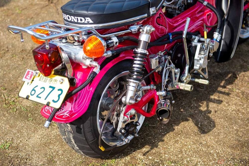 完成された車体に隠れる小技の数々!! 妖艶さすら漂うホンダ「シャリィ