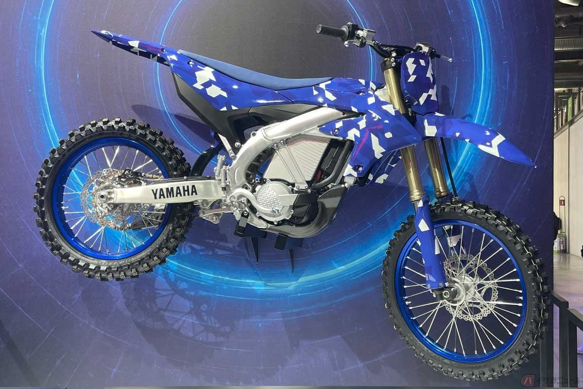 「EICMA2025」で世界初公開となったヤマハの電動モトクロッサー「YE-01 Racing Concept」
