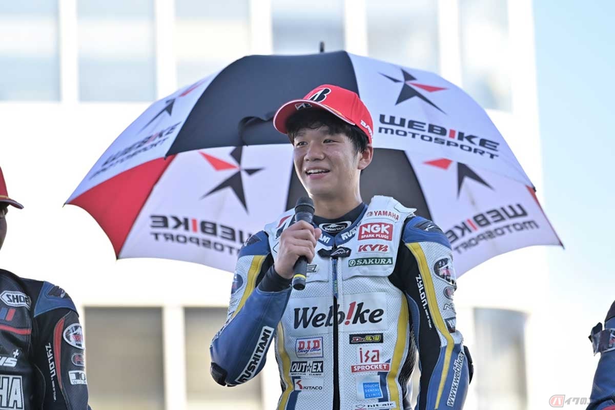 2025年シーズンの筑波ロードレース選手権第3戦のST600クラスで、POLE to WINを飾った森山浬(かいり)さんに、ライターの後藤武さんがお話を聞きました