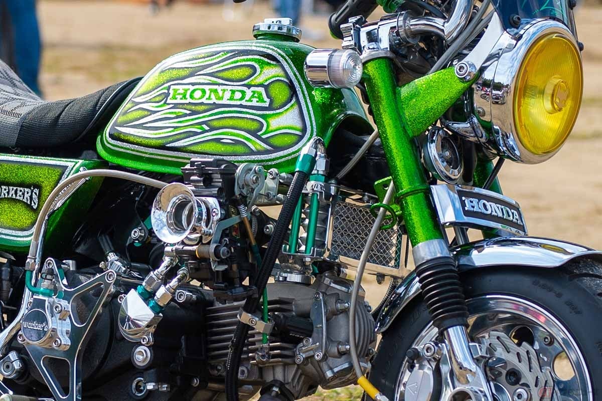 ホンダ「モンキー」をベースにしたカスタムバイク