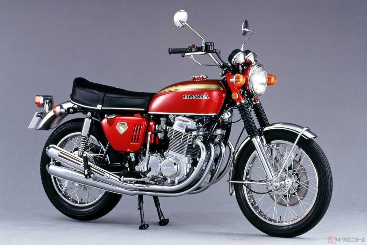 中古車検索サイトで3桁万円の価格が表示されているホンダ「ドリームCB750FOUR」（1969年～）