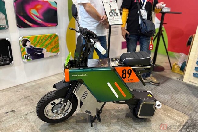 折りたたみ式小型電動バイク「TATAMEL BIKE＋」って？ 「近所の散歩や