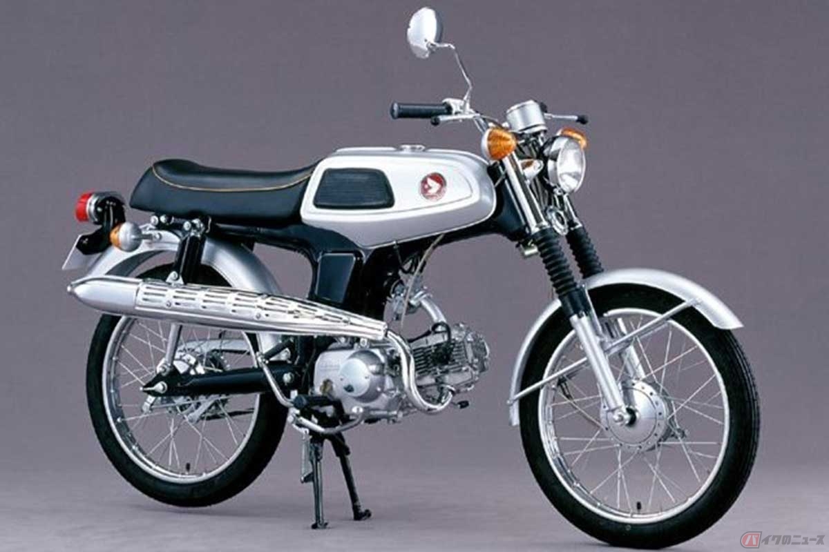 1967年に発売された若者向けの本格ロードスポーツ車「ベンリィSS50」はクラス初の5速ミッションを装備