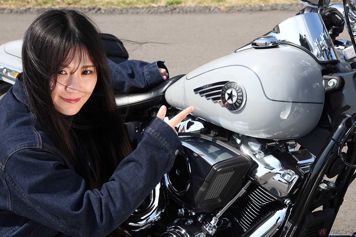 念願かなって試乗できた、憧れのハーレーダビッドソン「FAT BOY」