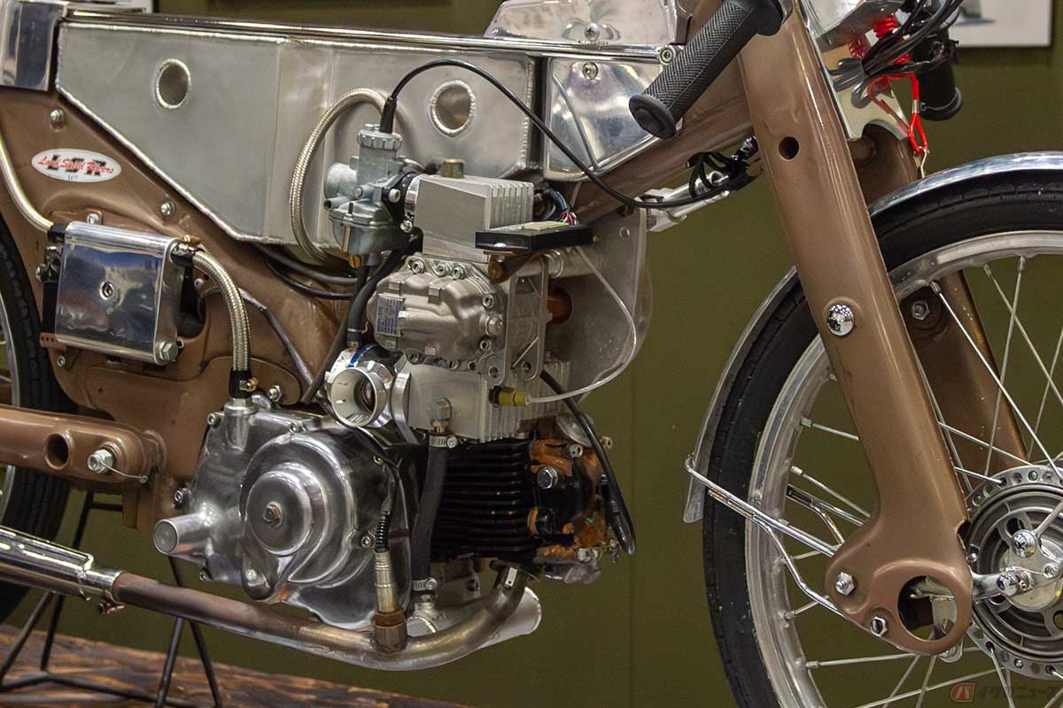 実働72CC マグナエンジン　カブ系 日本製レジャーバイクの扉を開いたカブ系エンジン搭載車──モンキー