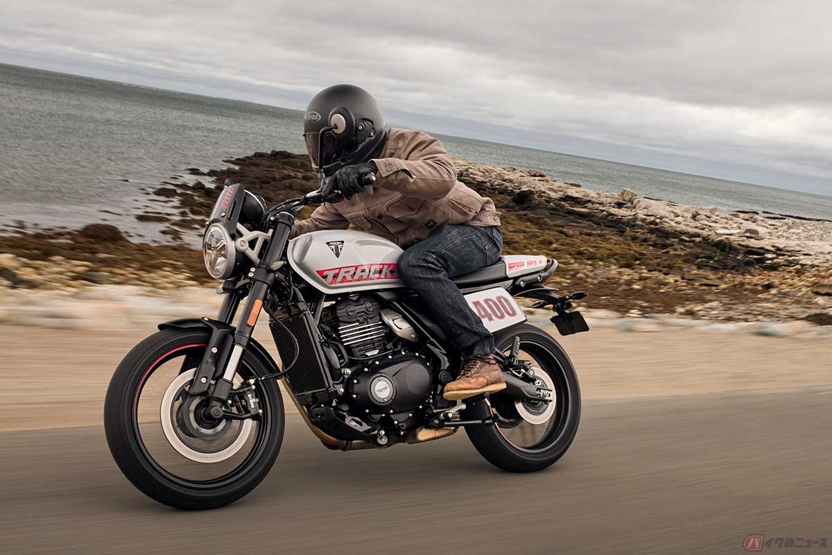 400ccクラスのトライアンフ「Tracker 400」は、ぜひ一度乗ってみたい存在