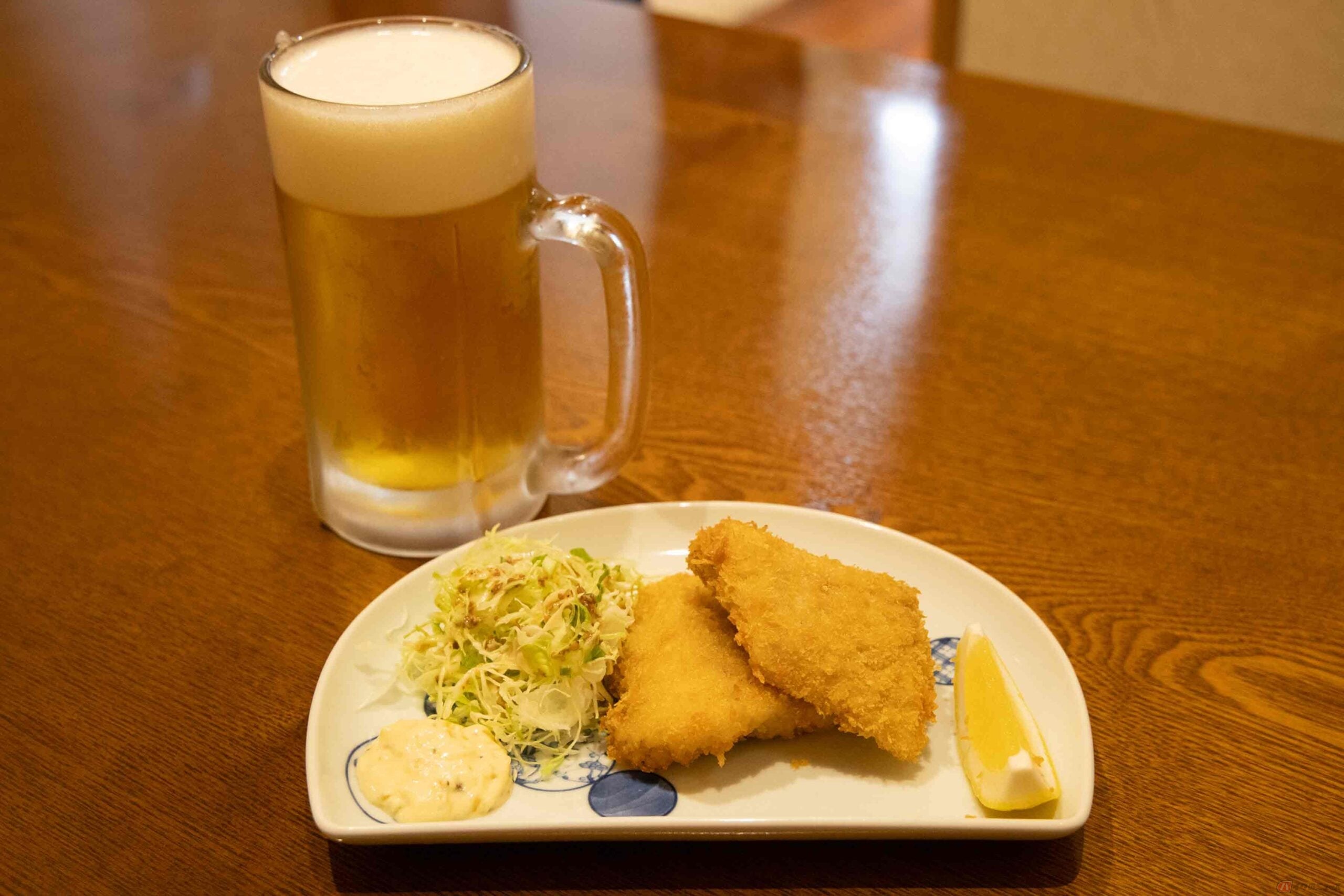 アジフライの聖地「いけす小料理 みゆき」でアジフライと生ビール。至福の時間