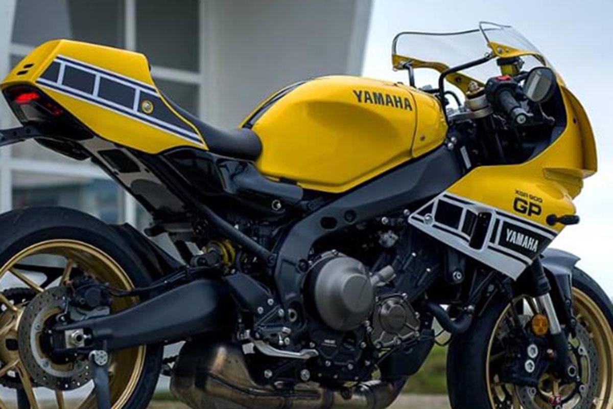 ヤマハ「XSR900GP」の新色「イエロー」