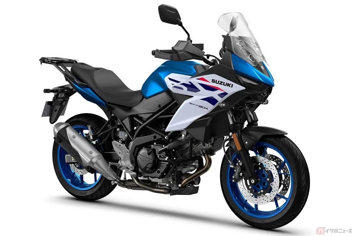 スズキ製ミドルVツインの最新作となる「SV-7GX」は、クロスオーバーツアラーと言うべき雰囲気