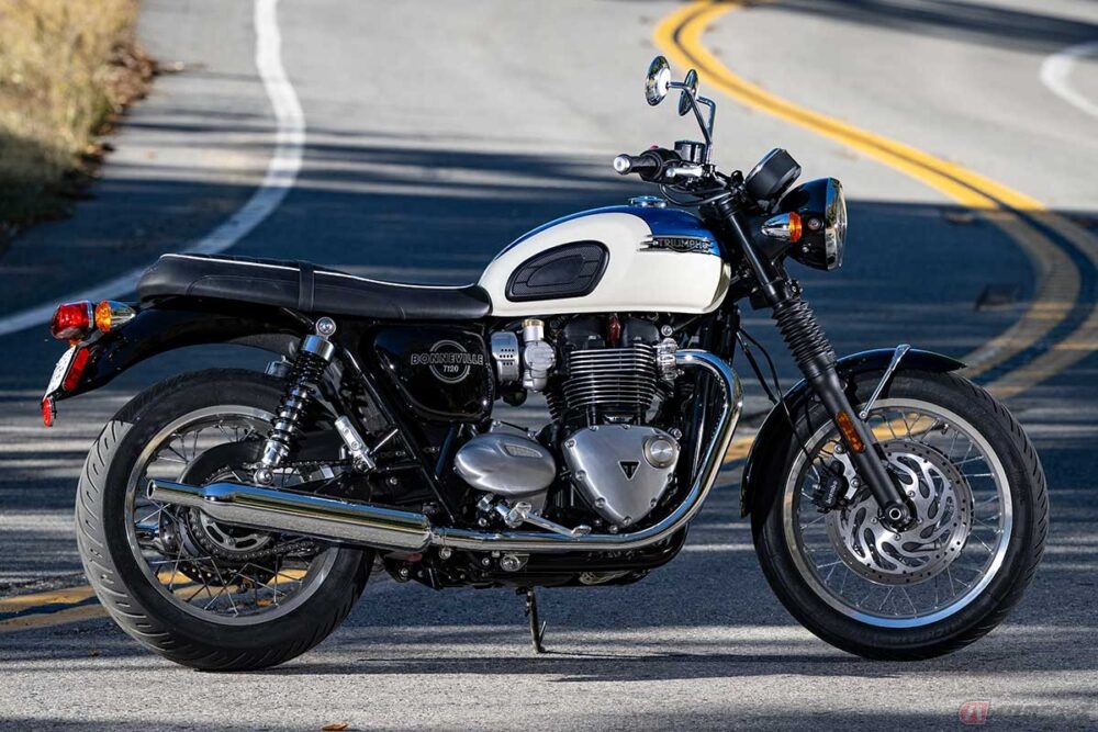 最新版でも伝統的!? トライアンフ「ボンネビルT120」2026年モデルに