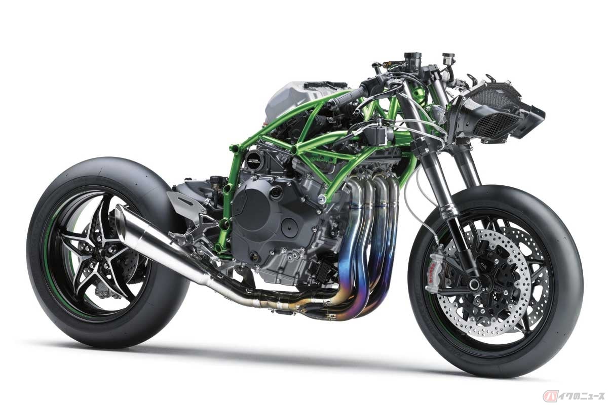 カワサキ「Ninja H2R」ストリップ