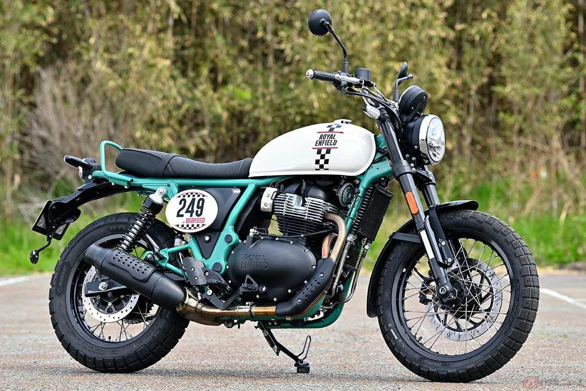「INT650」をベースに開発された「BEAR 650」は、車体構成部品の約2/3が新設計