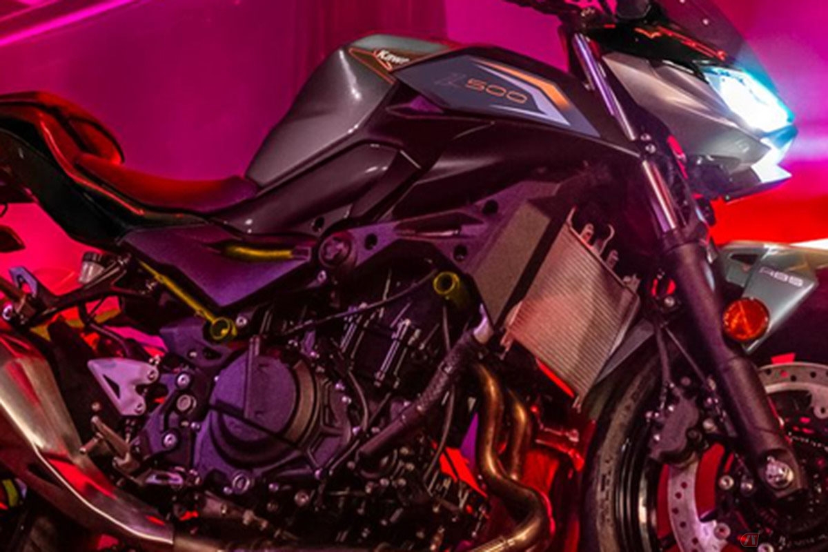 日本導入予定の新型モデルカワサキ「Z500」