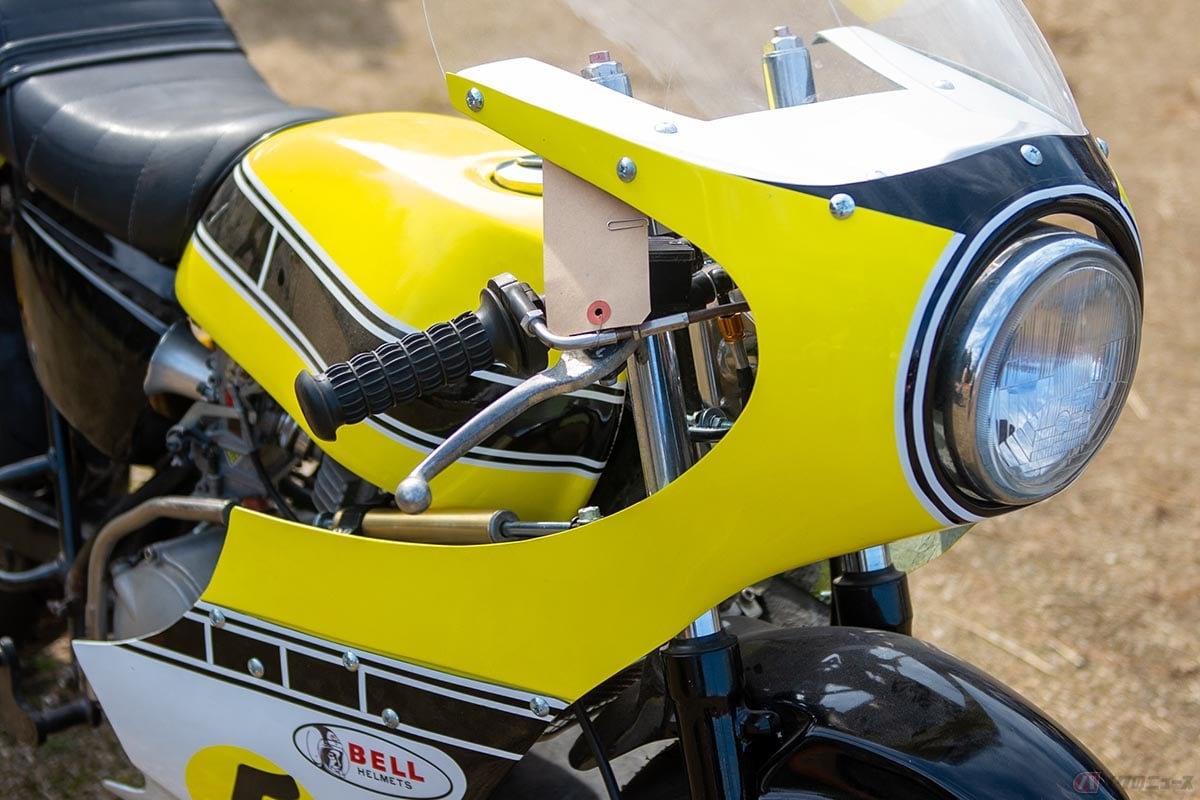 ヤマハ「USインターカラー」を身にまとったホンダ「エイプ」カスタム