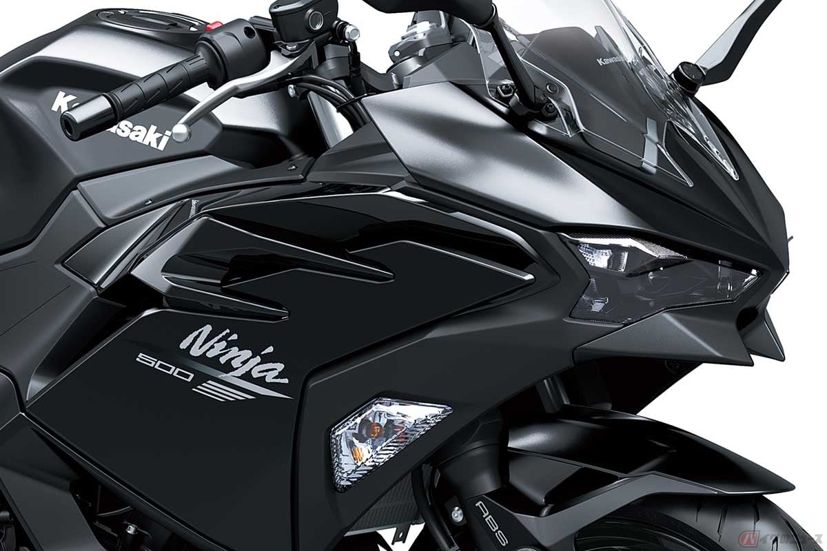 カワサキが2026年の「大阪・東京モーターサイクルショー」で展示予定の新型「Ninja 500」