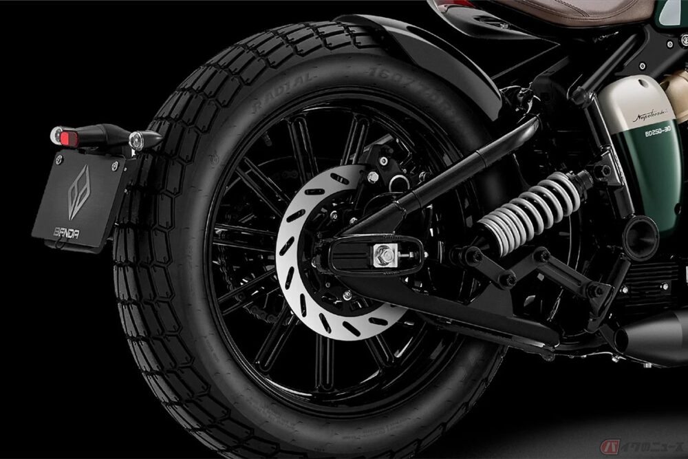 希少なVツイン250ccクルーザー!! BENDA「NAPOLEON BOB 250」プロトが
