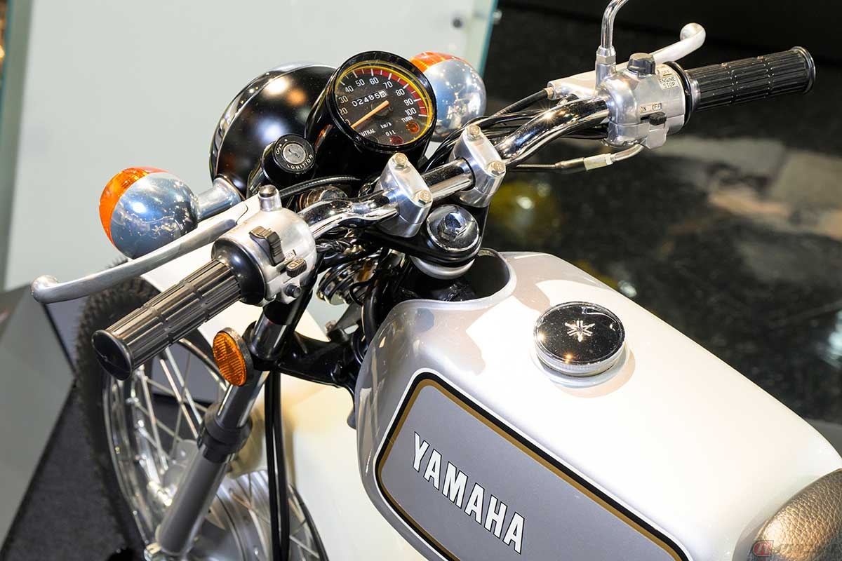 1975年の「東京モーターショー」で熱い視線を浴びまくり!? ヤマハ50cc