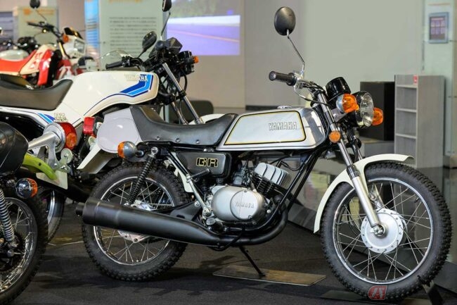 1975年の「東京モーターショー」で熱い視線を浴びまくり!? ヤマハ50cc