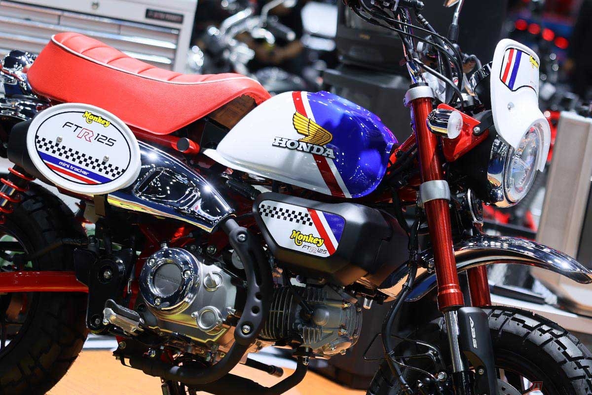 日本未導入の「モンキー125」の特別仕様車「モンキーFTRリミテッド
