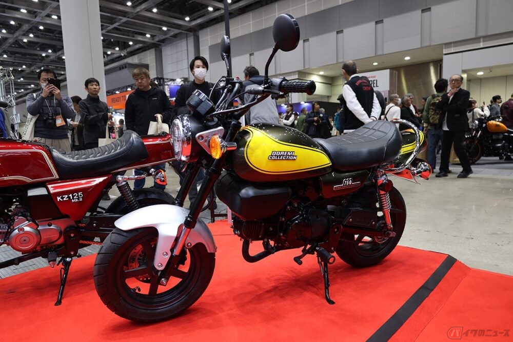 ②モンキー 速報］Z2テイストをギュッ！モンキー125が“750RS”に化けたドレミ流