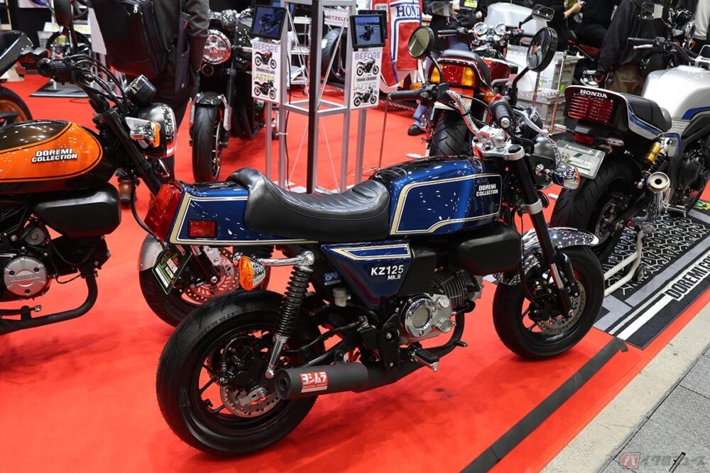 ②モンキー 速報］Z2テイストをギュッ！モンキー125が“750RS”に化けたドレミ流