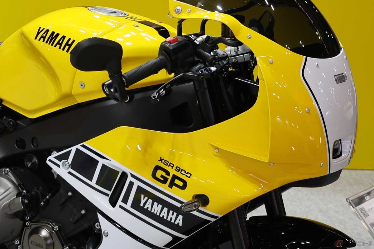 ヤマハ「XSR900 GP」新色:イエロー(USインターカラー)※アクセサリー装着車