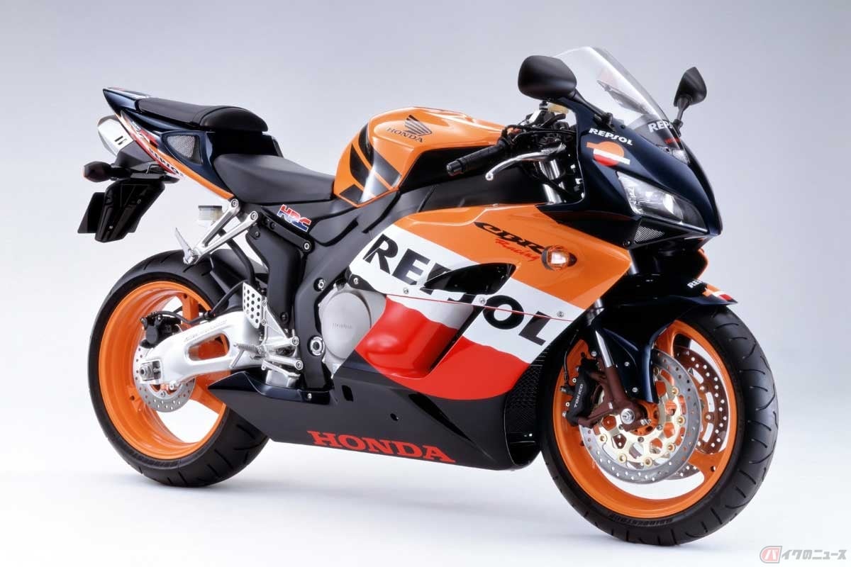 スペインの石油会社「REPSOL」のカラーを纏った「CBR1000RR Special Edition」(2004年)