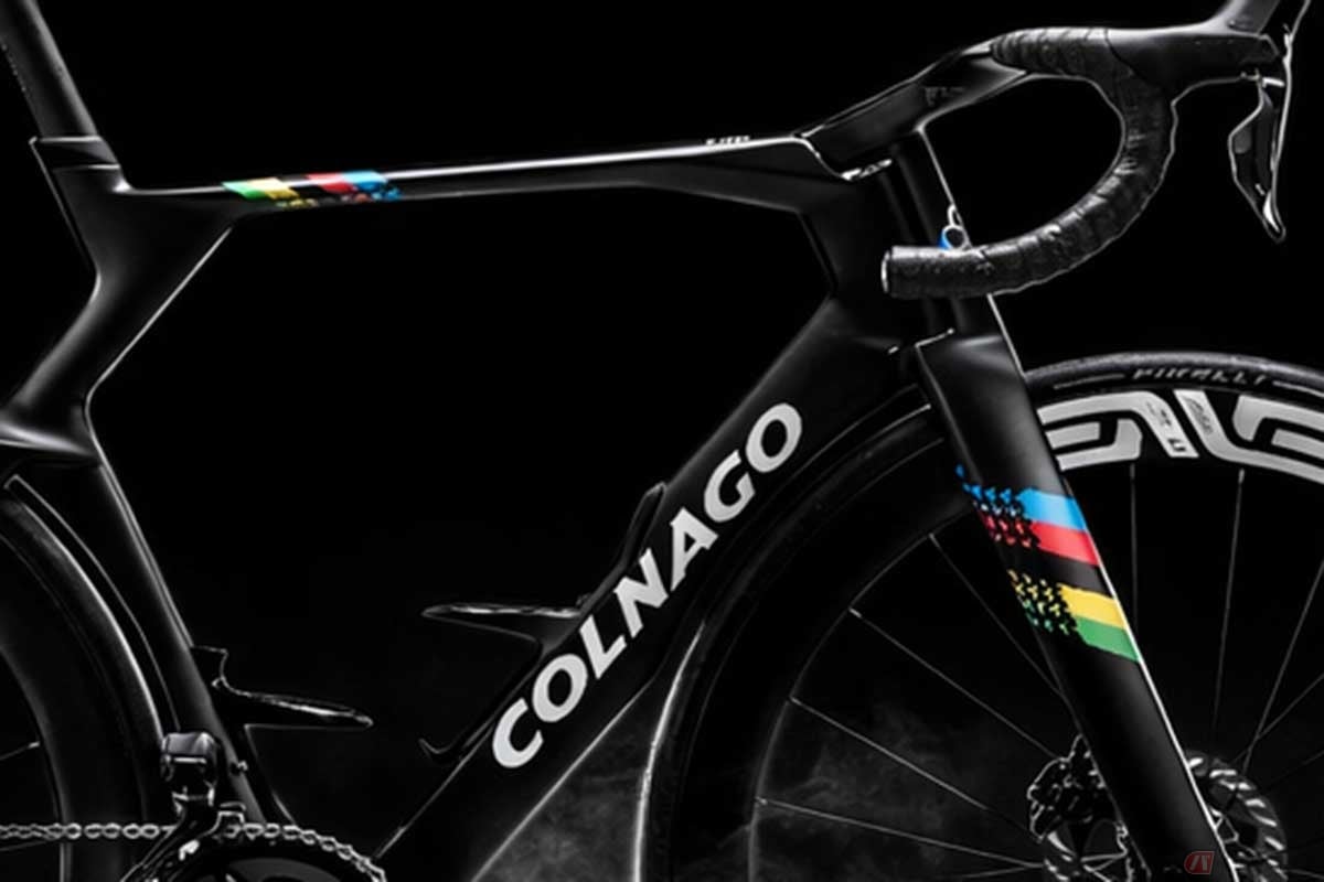 COLNAGO「Y1Rs」新色「YSBC(Blackチャンピオンカラー)」は、世界選手権2連覇の記念としてラインナップに追加された