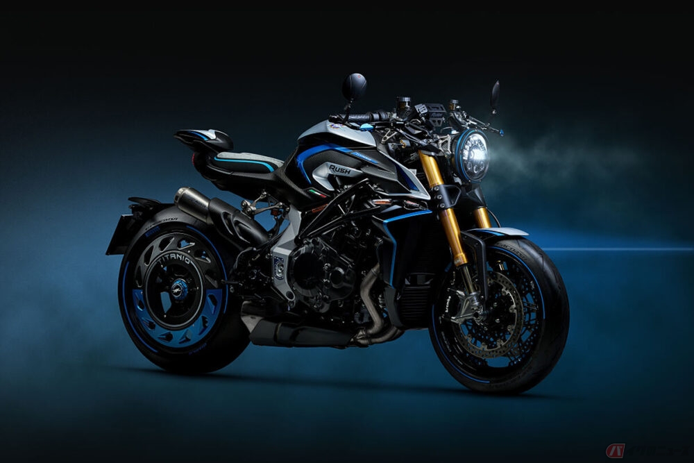 MVアグスタ「800万円オーバーの最新ハイパーネイキッド」発表!! チタン