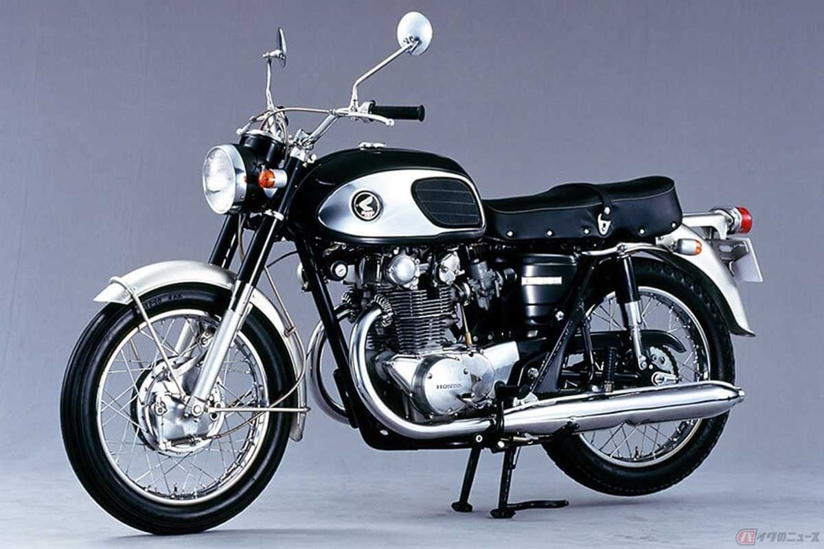 量産市販バイクで初めてDOHCを採用したホンダ「ドリームCB450」（1965年）