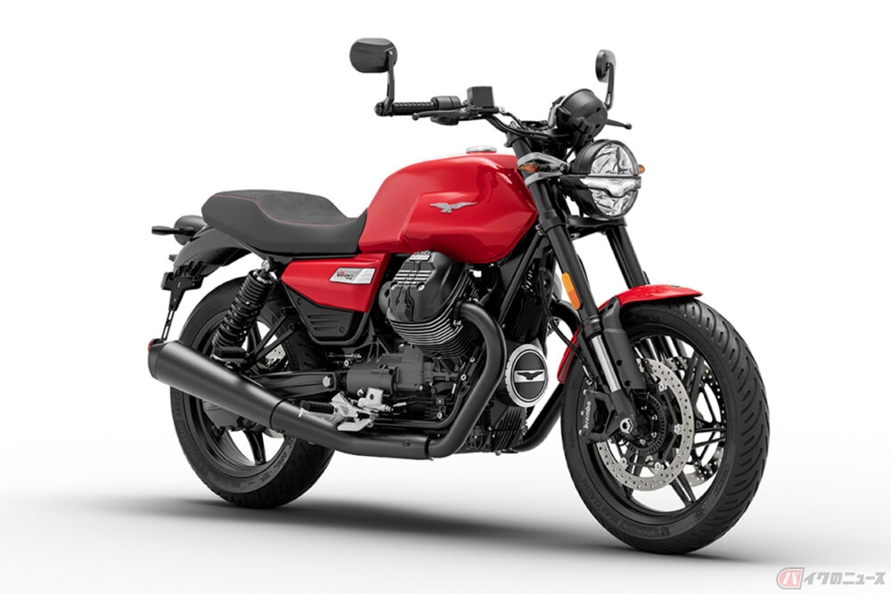 ★モトグッツィ　V7 850用　赤ヘッド モトグッツィ「V7 SPORT」にイタリアの超高速サーキットの名を冠した新