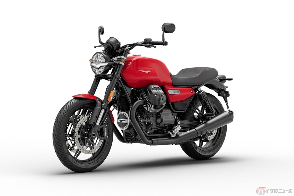 ★モトグッツィ　V7 850用　赤ヘッド モトグッツィ「V7 SPORT」にイタリアの超高速サーキットの名を冠した新